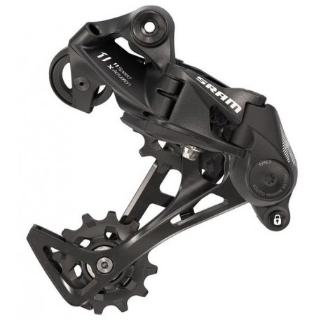 DÉRAILLEUR ARRIÈRE NX 1x11V.CHAPE LONGUE NOIR