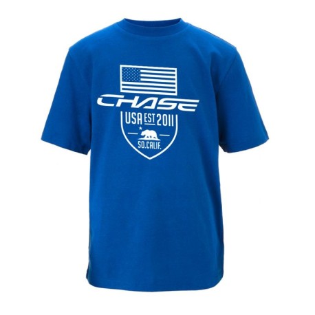 T-SHIRT CHASE BLAZON ENFANT BL